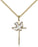 Gold-Filled Cross and Holy Spirit Necklace Set
