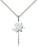 Sterling Silver Cross and Holy Spirit Necklace Set