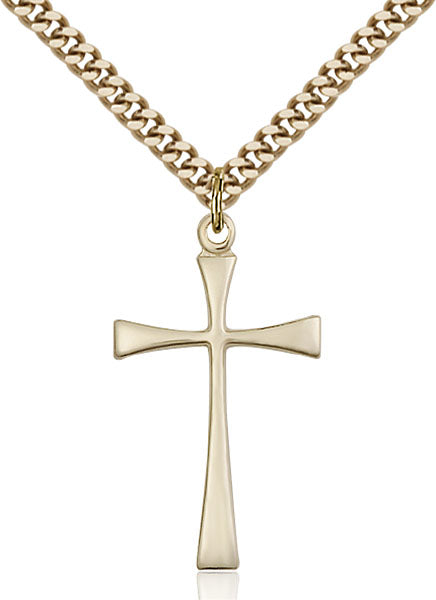 Gold-Filled Maltese Cross Necklace Set