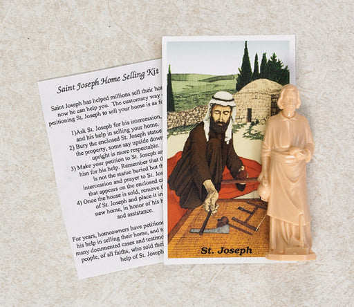 12-Pack - Small Saint Joseph's Home Selling Kit Includes Prayer and Instructions