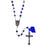 Multi-Color Jade Rosary - Dark Blue Tones