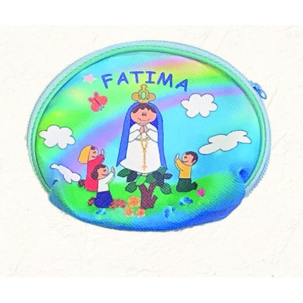 Lady of Fatima Vinyl Rosary Pouch