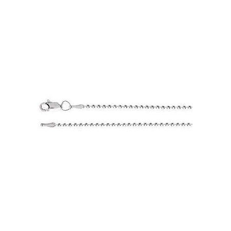 16-inch Bead Chain with Lobster Clasp - Sterling Silver