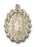 14K Gold Our Lady of Guadalupe Pendant