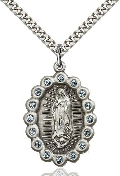 18K Gold Plated Sterling Silver Our Lady of Guadalupe Necklace – Savvy Cie  Jewels