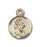 14K Gold Saint Christopher Pendant - Engravable