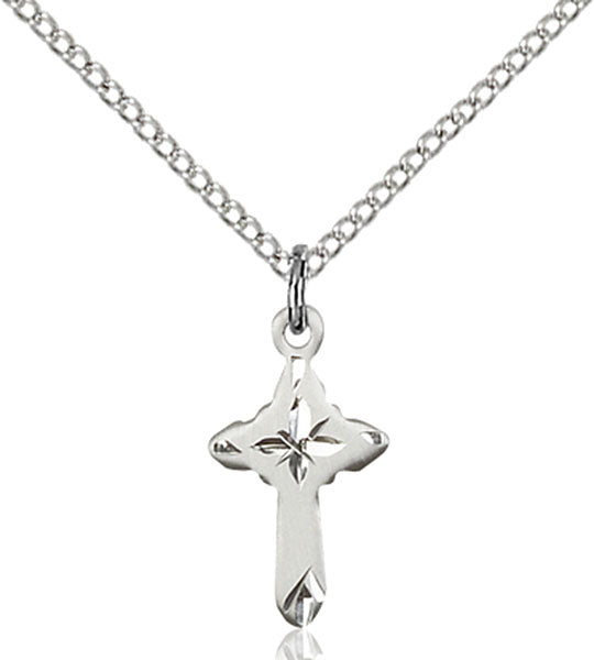 Sterling Silver Cross Necklace Set