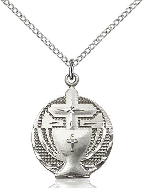 Sterling Silver Communion Necklace Set