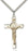Two-Tone GF/SS Saint Benedict Crucifix Necklace Set