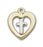Two-Tone Sterling Silver and Gold-Filled Heart and Cross Necklace Set