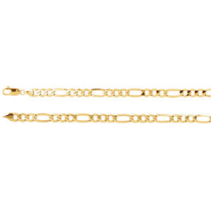 8-inch Figurinearo Bracelet - 10K Yellow