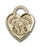 Gold-Filled Communion Heart Necklace Set