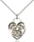 Sterling Silver Communion Heart Necklace Set