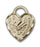 14K Gold Graduation Heart Pendant - Engravable