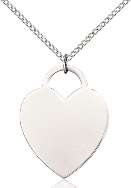 Sterling Silver Heart Necklace Set