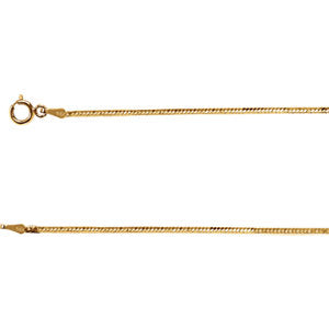 7-inch Fexible Herringbone Bracelet - 14K Yellow Gold