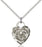 Sterling Silver Communion Heart Necklace Set
