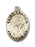 14K Gold Saint Francis of Assisi Pendant - Engravable