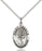 Sterling Silver Saint Francis of Assisi Necklace Set