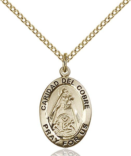 Gold-Filled Caridad Del Cobre Necklace Set