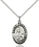 Sterling Silver Saint Theresa Necklace Set