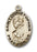 14K Gold Saint Christopher Pendant - Engravable