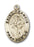 14K Gold Saint Francis of Assisi Pendant - Engravable