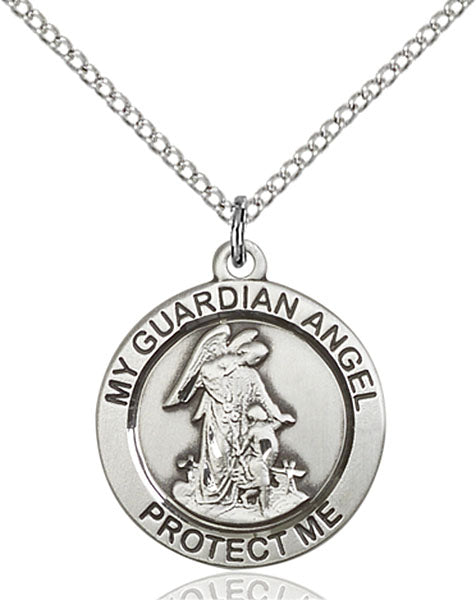 Guardian Angel Necklace in Sterling Silver and Gold – *Only Cherub left* -  House of Alyssa Smith