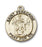 14K Gold Saint Peregrine Pendant - Engravable