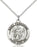 Sterling Silver Saint Peregrine Necklace Set