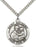 Sterling Silver Saint Anthony Necklace Set