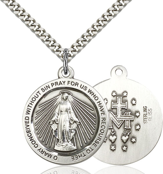 Sterling Silver Miraculous Medal