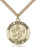 Gold-Filled Saint Peregrine Necklace Set