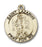 14K Gold Saint Lazarus Pendant - Engravable