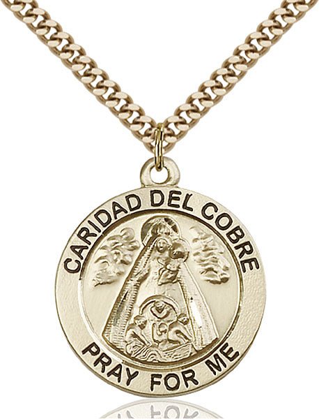 Gold-Filled Caridad Del Cobre Necklace Set