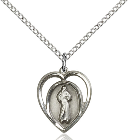 Sterling Silver Divine Mercy Necklace Set