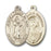 14K Gold Divine Mercy Pendant