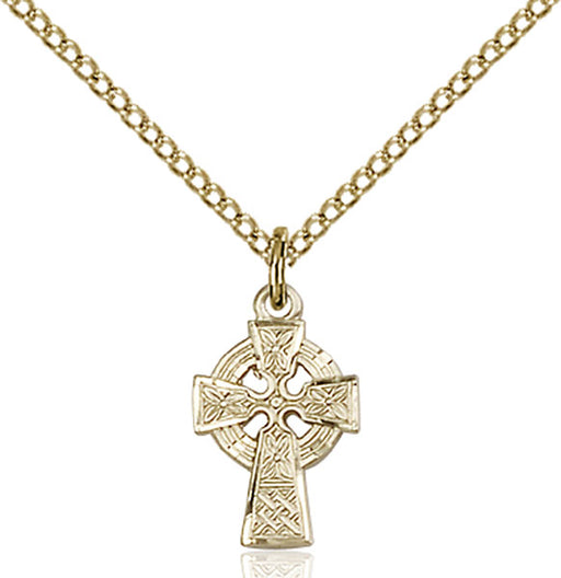 Gold-Filled Celtic Cross Necklace Set