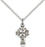 Sterling Silver Celtic Cross Necklace Set