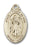 14K Gold Divine Mercy Pendant - Engravable