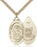 Gold-Filled Saint Michael and Coast Guard Necklace Set