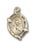 14K Gold Scapular Pendant