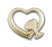14K Gold Heart and Chalice Pendant