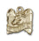 14K Gold Saint Luke Pendant - Engravable