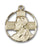 14K Gold Head of Christ Pendant