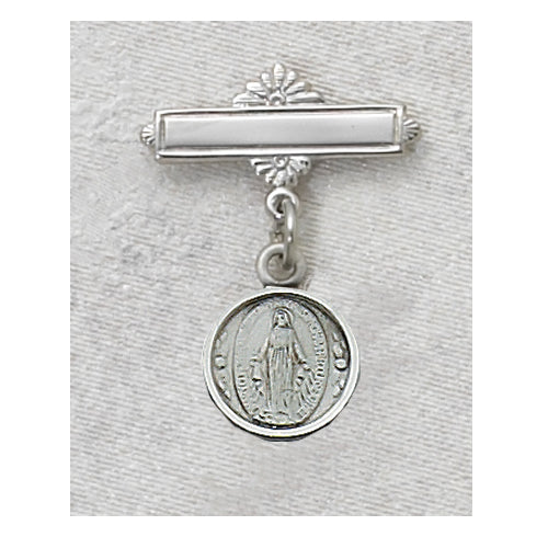 Sterling Silver Miraculous Baby Pin