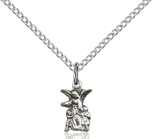 Sterling Silver Littlest Angel Necklace Set