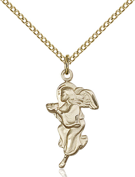 Gold-Filled Guardian Angel, Angel Jewelry Necklace Set