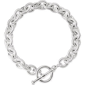 8-inch Polished - Sterling Silver