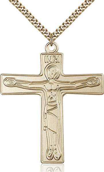 Gold-Filled Cursillio Cross Necklace Set